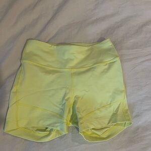 Outdoor Voices Yellow Athletic Shorts